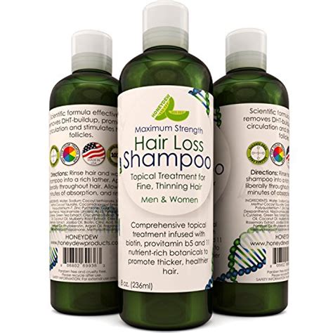 Over time, hormones cause follicles to shrink, growing finer, thinner strands, and eventually stop. Anti-Hair Loss Shampoo Hair Loss Fighting Formula Natural ...