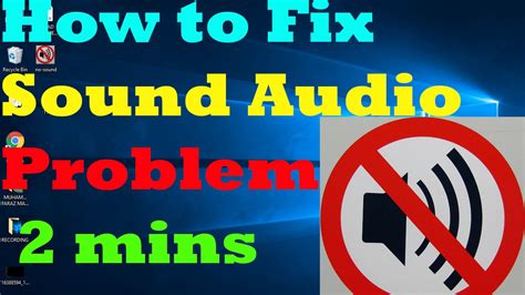 Windows 10 Audio Problem Fix Youtube