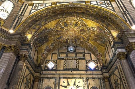 Baptistery Of Saint John Florence Italy Editorial Stock Photo Image