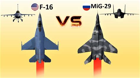 F 16 Fighting Falcon Vs Mig 29 Fulcrum Which Fighter Jet Wins In An
