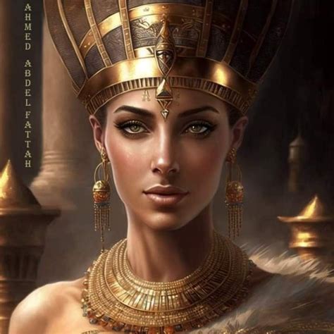 egyptian queens by ai ahmed abdel fattah artificial intelligence ancient egypt الذكاء