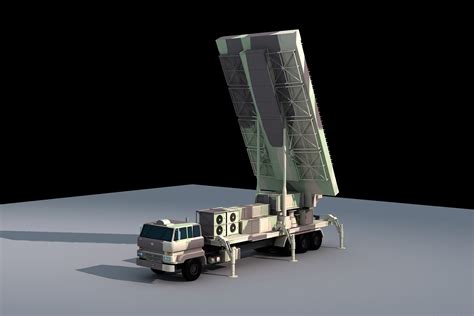 Military Radar Vehicle SLC-7 Chinese Radar PLA 3D model | CGTrader