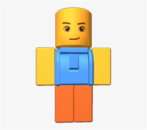 The Noob Is From Roblox Cartoon Free Transparent Png Download Pngkey