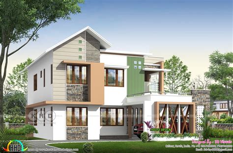2375 Sq Ft 4 Bhk House Architecture Kerala Home Design And Floor