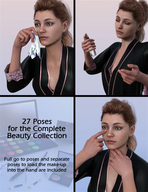 Complete Beauty Collection Poses Daz 3d
