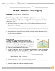 If possible, find the mean times for each concentration for your entire class. Student Exploration- Ocean Mapping (ANSWER KEY).docx ...