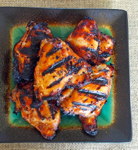 Asian Marinated Grilled Chicken Thighs Gravel And Dine