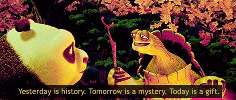 Master oogway quotes today is a gift. Kung Fu Panda Quotes. QuotesGram