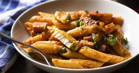 Maybe you would like to learn more about one of these? Penne Alla Vodka with Chicken and Chorizo - Just a Little ...