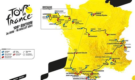 On en sait plus sur le parcours qui jalonnera les quatre départements bretons. Tour de France 2021. Präsentation. - Radsport Journal Tourmann