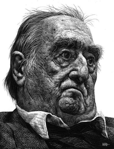 He is a male celebrity. Ricardo Martinez | Scratchboard Artist | Richard Solomon ...