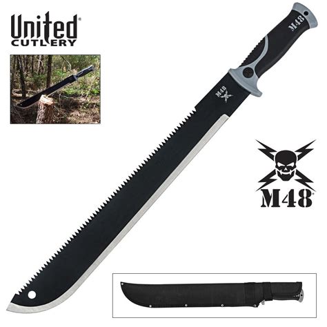 M48 Sawback Tactical Machete Knives And Swords At The Lowest