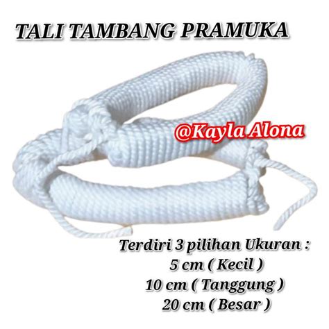 Jual Tali Tambang Pramuka Shopee Indonesia
