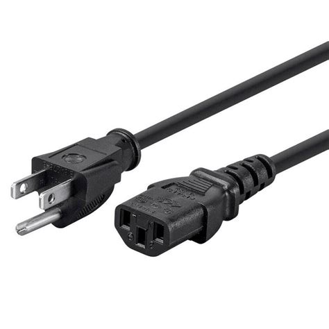 Ft Awg Conductor Nema P Male To Iec C Female Pc Power Cord Cable Ebay