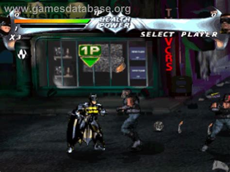 Batman Forever The Arcade Game Sony Playstation Artwork In Game