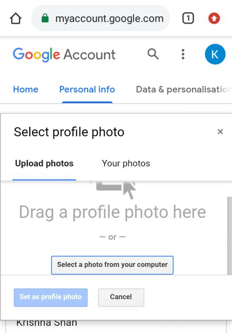 How To Change Gmail Profile Picture