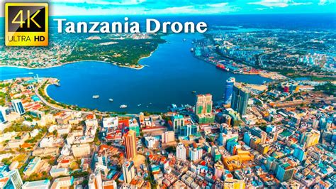 tanzania 4k uhd drone video explore dar es salaam arusha city tanzania in 4k drone video