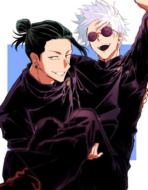 Gojou Satoru And Getou Suguru Jujutsu Kaisen Drawn By Yo Korasho