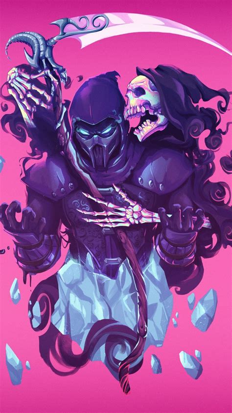 Video Game Mortal Kombat Grim Reaper Artwork 1080x1920