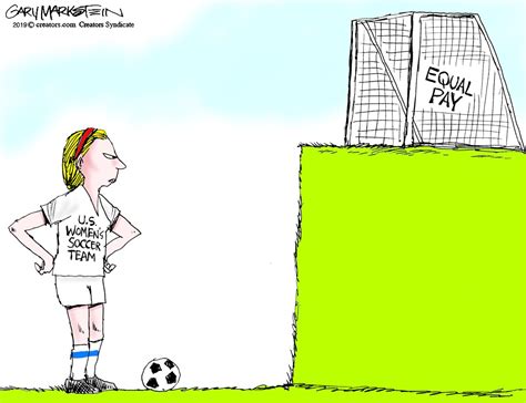 Political Cartoons Us Winning Womens World Cup Rekindles Equal Pay
