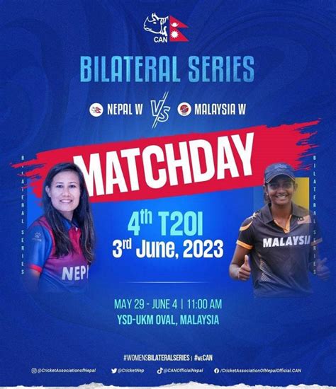 Womens Cricket Match Today Nepal Vs Malaysia Nepalnews
