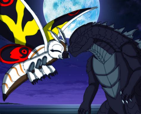 Godzilla And Mothra By Brunozillinhero Godzilla Kaiju Monsters