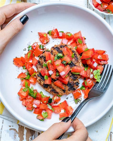 Naked Turkey Burgers With Pico De Gallo Clean Food Crush