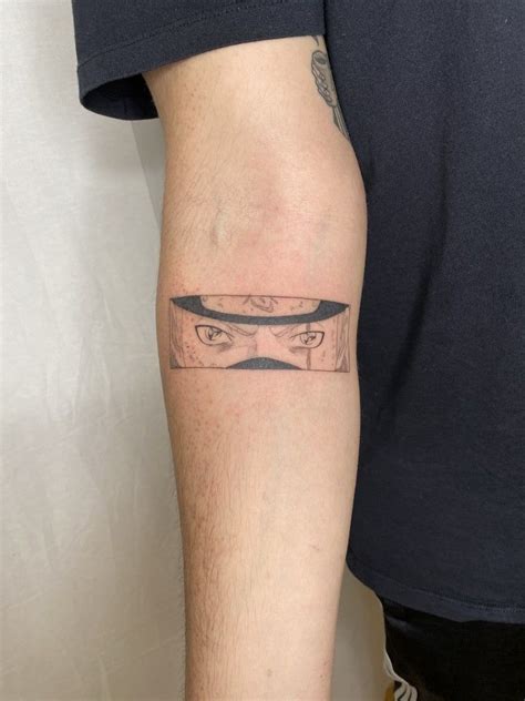 Narutos Kakashi Hatake Mangekyo Sharingan Tattoo Artist Mushuttt