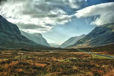 Pass At Glencoe Highlands Scotland Natural Landmarks Scottish