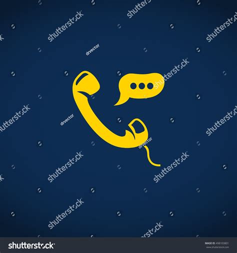 Phone Call Icon Stock Vector Royalty Free 498103801 Shutterstock