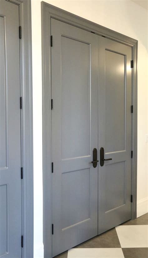 A few months ago i saw a quote from a designer espousing the beauty of black doors. Choosing Interior Door Styles and Paint Colors: Trends
