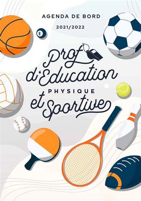 Agenda De Bord 20212022 Prof éducation Physique Et Sportive