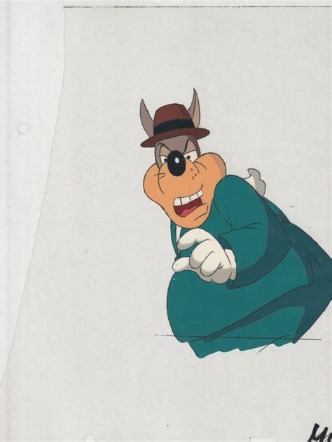 Hanna Barbera Cartoon Wolf Villian Character Animation Cel And Etsy