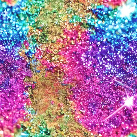 Macro Photo Of Rainbow Glitter · Creative Fabrica