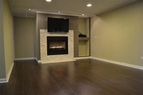 So when finishing (remodeling) basements, homeowners often take. 24 Finished Basements With Beautiful Hardwood Floors ...