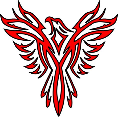 Red Phoenix Clip Art At Vector Clip Art Online Royalty