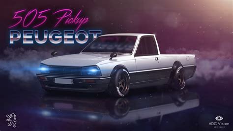 Peugeot 505 Pick Up Edition 80s Style 3840x2160 Rwallpaper