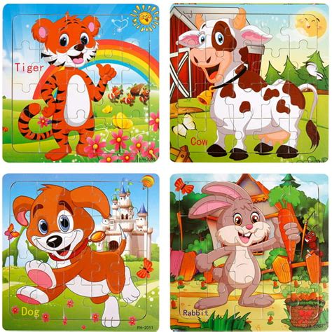 Puzzles For Kids Ages 3 5 20 Piece Wooden Jigsaw Puzzle For Kids