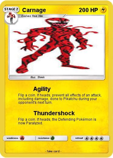 Pokémon Carnage 284 284 Agility My Pokemon Card