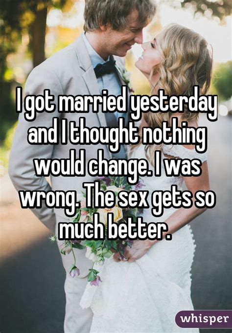 14 Husbands And Wives Reveal The Best Thing About Married Sex Huffpost