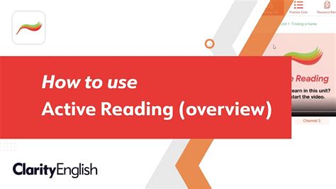How To Use Active Reading Overview Youtube
