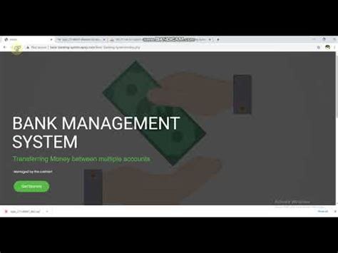 Basic Banking System Php Mysql Youtube