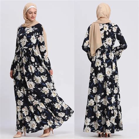 Ishowtienda Brand Summer Muslim Clothes Muslim Women Long Maxi