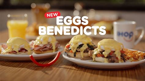 IHOP's new Eggs Benedicts! | English - YouTube
