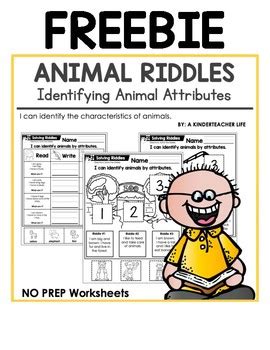 Zoo Animal Riddles Grab a full version here THIS RESOURCE INCLUDES