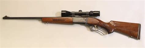 Lot Savage Model 99c Series A Lever Action Rifle With Scope