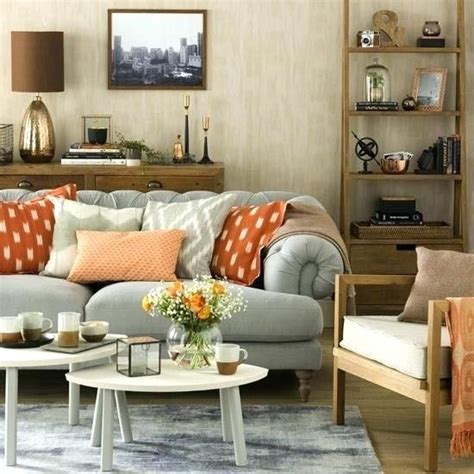 5 out of 5 stars. burnt orange and grey living room | Living room orange ...
