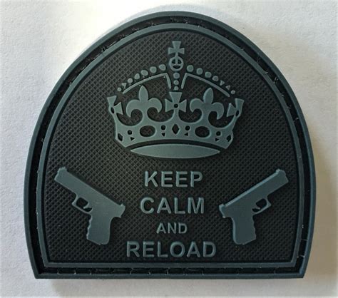 Keep Calm And Reload Pvc Patch Seal Marsoc Special Forces Topgun F 35