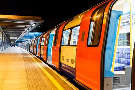 Underground Train At Station Stock Photo Download Image Now Capital