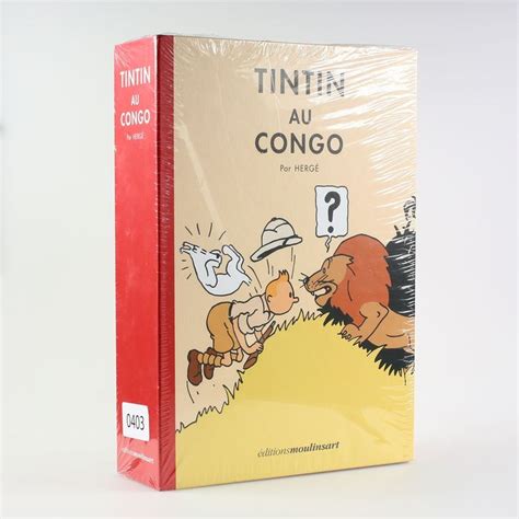 Tintin Coffret Lithographies Couleurs Tintin Au Congo Catawiki